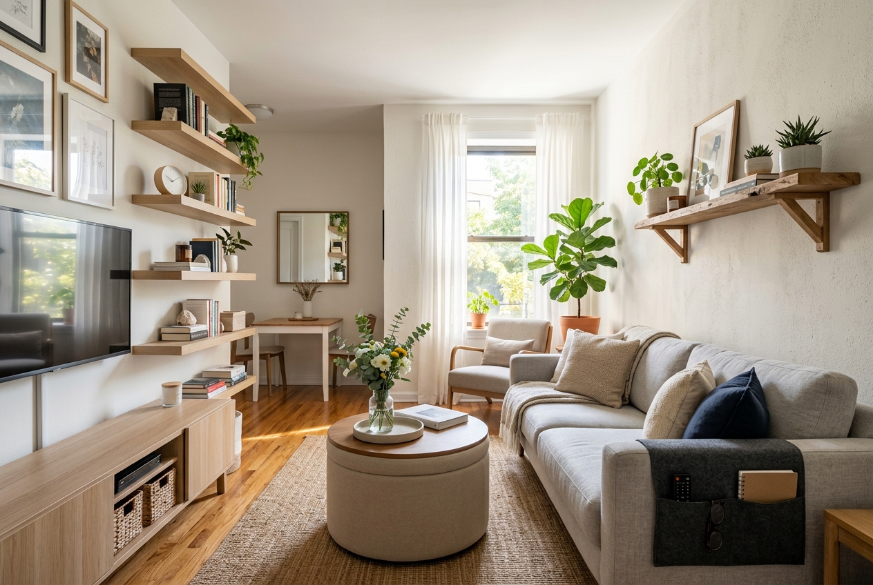 7 Tiny Apartment Storage Upgrades That Instantly Create More Space