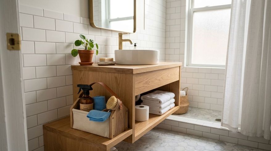 How to Organize Bathroom Cleaning Supplies for Faster, Easier Cleaning
