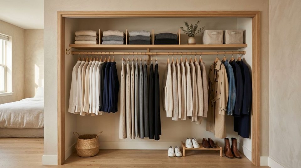 5 Closet Grouping Rules That Make a Small Closet Easier to Maintain