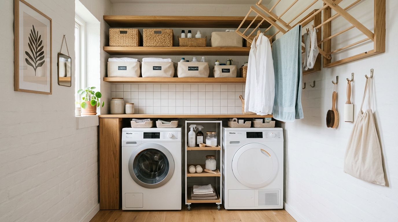 The Complete Guide to Vertical Storage & Hidden Spots in a Small Laundry Room