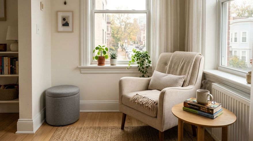How to Create a Multifunctional Reading Nook in a Small Apartment