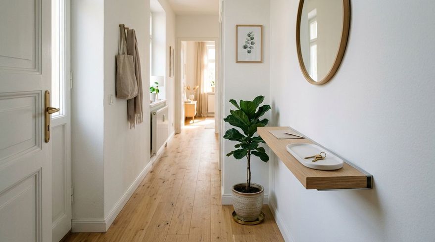 How to Organize a Narrow Entryway Without Making It Feel Smaller