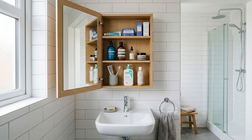 How to Organize a Tiny Bathroom by Frequency of Use